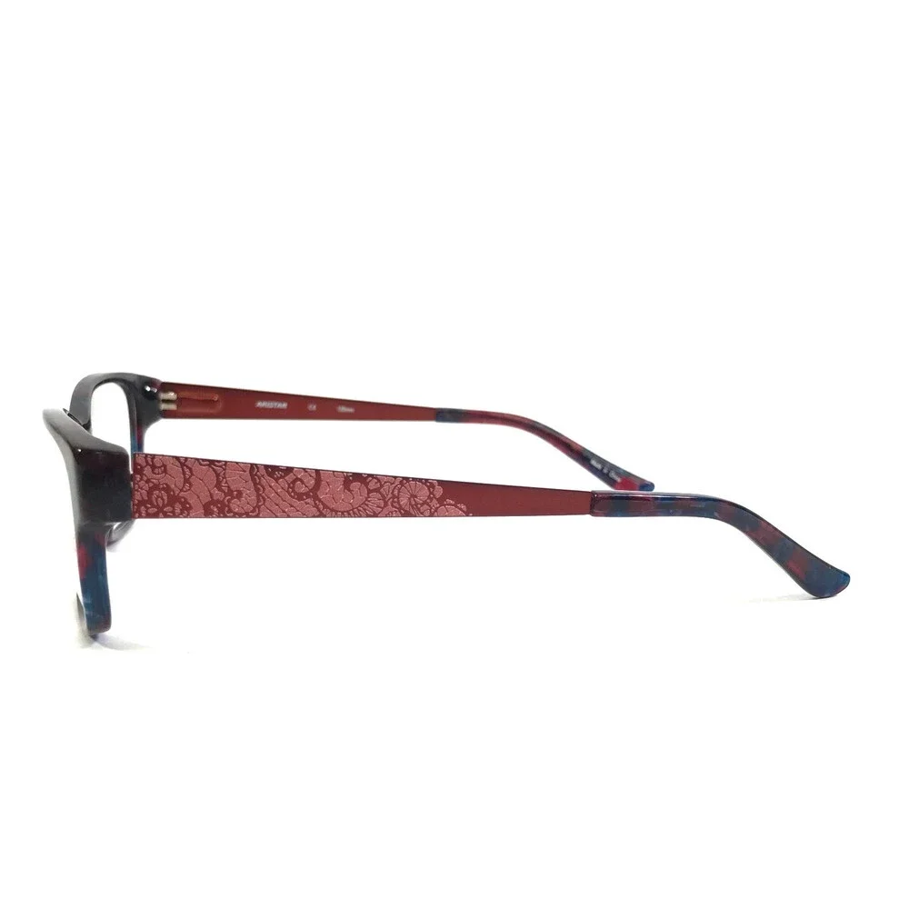 Aristar Eyeglasses Frames AR18433 517 Blue Red Tortoise Cat Eye 53-16-135